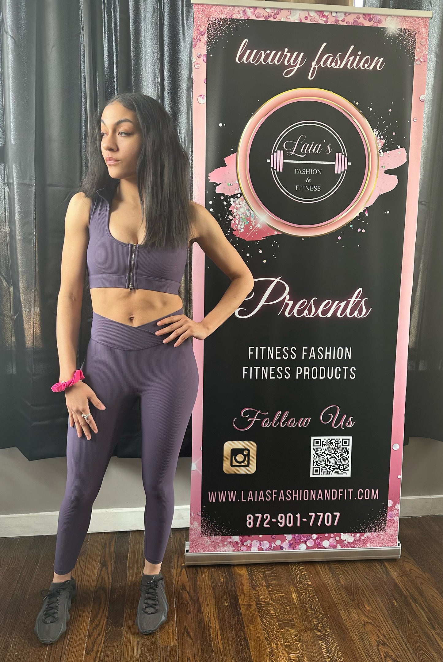 Dark Purple Fitness set